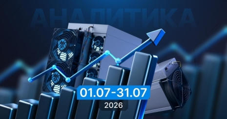 Аналитика доходности ASIC-майнеров для добычи BTC за период 01.07-31.07.2026