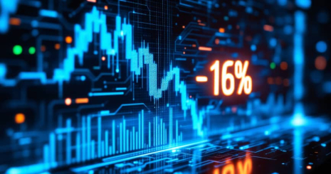 Сложность майнинга биткоина упала на 16%