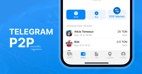 Telegram запустил P2P-платформу для торговли криптовалютой